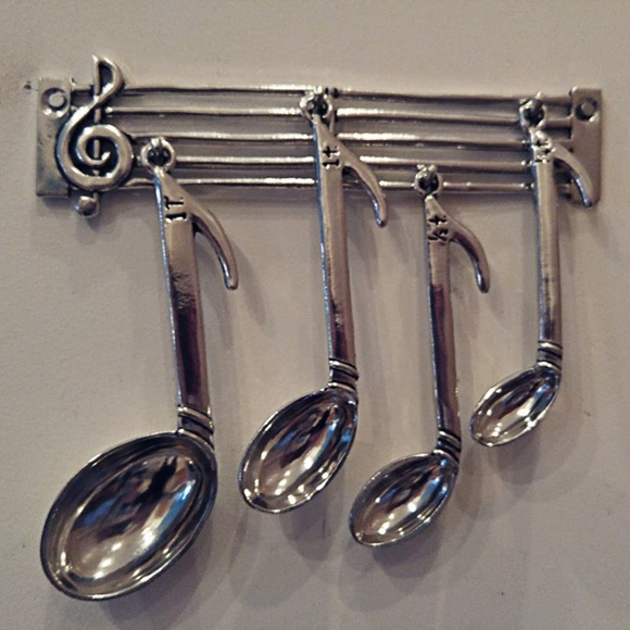 Music Note Measuring Spoon Set, Gift for Music Lover and Cook