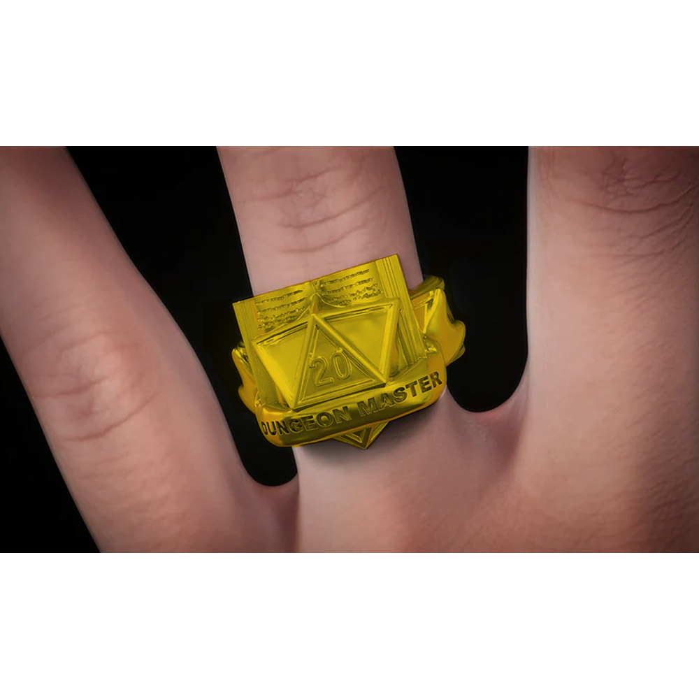 Custom Dungeon Master Ring, Dice Ring Gifts, Dice Ring, D20 Ring, Dice Jewelry, Dungeons Dragon Gifts